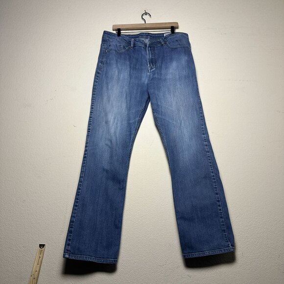Buffalo David Bitton Driven-X Basic Straight Stretch Denim Jean Pant Men 38x34 - Picture 1 of 11